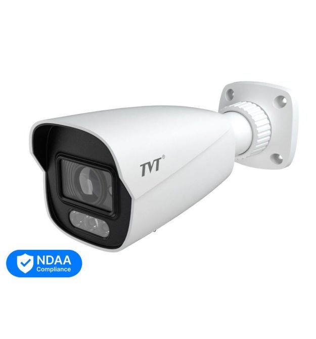 IP-відеокамера 4Mp TVT TD-9442C4-A(PE-AW3) White Full Color f-2.8mm з мікрофоном