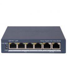 Коммутатор 6 портов управляемый Hikvision DS-3E1506P-EI/M PoE
