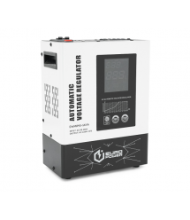 Стабилизатор напряжения релейный Europower EWMR90-5KVA LCD, 4000W, 30A, AC 95V-275V, 50Hz - 60Hz, aluninum, &ample50dB, 420x375x