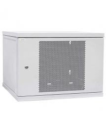 Шкаф телекоммуникационный двери перф (серый) IPCOM 9U 600x450