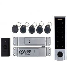 Беспроводной биометрический комплект контроля доступа SEVEN LOCK SL-7708F