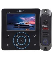 Комплект видеодомофона BCOM BD-480 Black Kit