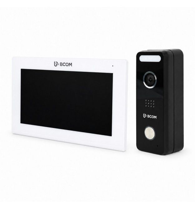 Комплект відеодомофона BCOM BD-870 IP/T White Kit