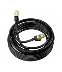 Патч-корд литий HOCO US02, FTP, RJ45, Cat.6, 5,0m, чорний