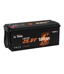 Акумуляторна батарея літій-залізо-фосфатна з Bluetooth 25.6В 100А*год LiFePO4 LiTime L24V100-100-BASIC-BT-8-A160