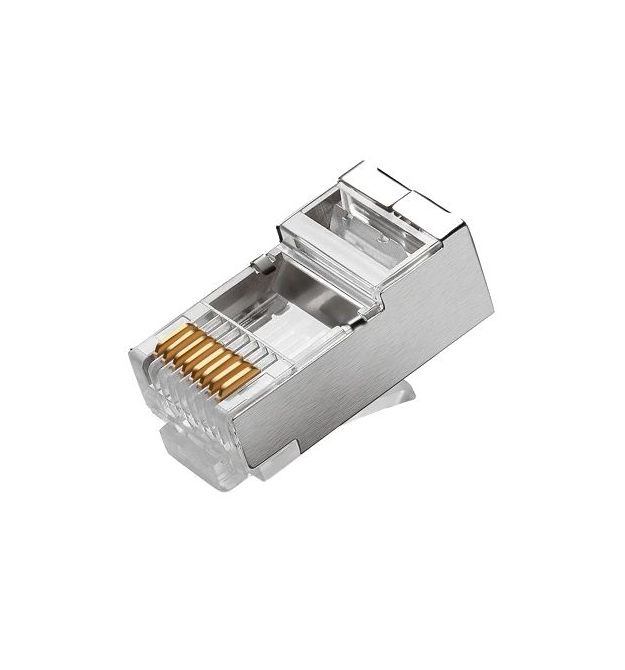 Коннектор экранированный RITAR RJ-45 8P8C FTP Cat-5 (100шт)