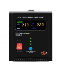 Джерело безперебійного живлення LogicPower LPL-PSW-1500VA+ (1050 Вт) 24 В з правильною синусоїдою
