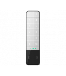 Бездротова вулична клавіатура зі зчитувачем Ajax KeyPad Outdoor Jeweller White