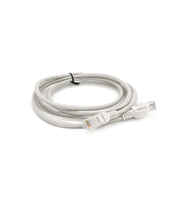 Патч-корд литий RITAR, CCA, UTP, RJ45, Cat.5e, 1.3m, сірий Q1000