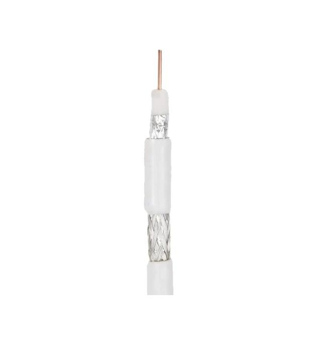 Коаксиальный кабель RG690 CU PE+2*0.5 бухта 100м