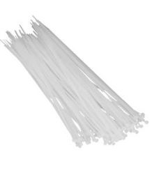 Хомут белый 300 x 4,8 (100шт)