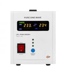 Джерело безперебійного живлення LogicPower LPL-PSW-500VA+ (350 Вт) 12 В з правильною синусоїдою