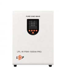 Джерело безперебійного живлення LogicPower LPL-W-PSW-1000VA PRO (700 Вт) 12 В з правильною синусоїдою