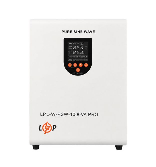 Джерело безперебійного живлення LogicPower LPL-W-PSW-1000VA PRO (700 Вт) 12 В з правильною синусоїдою