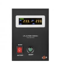 Джерело безперебійного живлення LogicPower LPL-B-PSW-1500VA+ (1050 Вт) 24 В з правильною синусоїдою