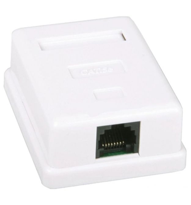 Розетка компьютерная одинарная RITAR FTP 8P8C RJ45 1 порт Cat-5