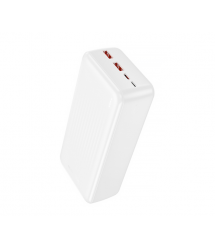 Power bank Borofone BJ80B 30000mAh, 22.5W+PD20W, 2*USB+Type-C, White, 660g, Box
