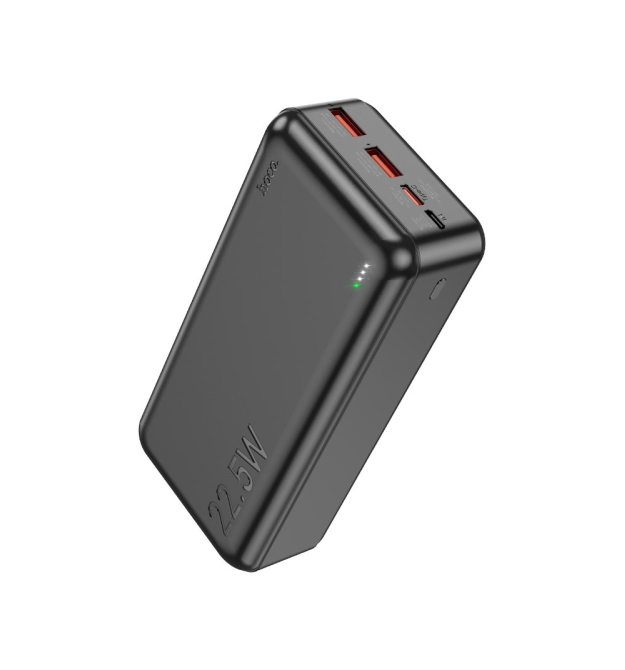 Power Bank HOCO J101B 30000mAh, USB+Type-C, 2A, Black, 0.660kg, Box