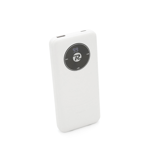 Power bank Remax RPP-37 10000mAh, 22.5W, кабеля USB: Lighting, Type-C, White, 270g, Box