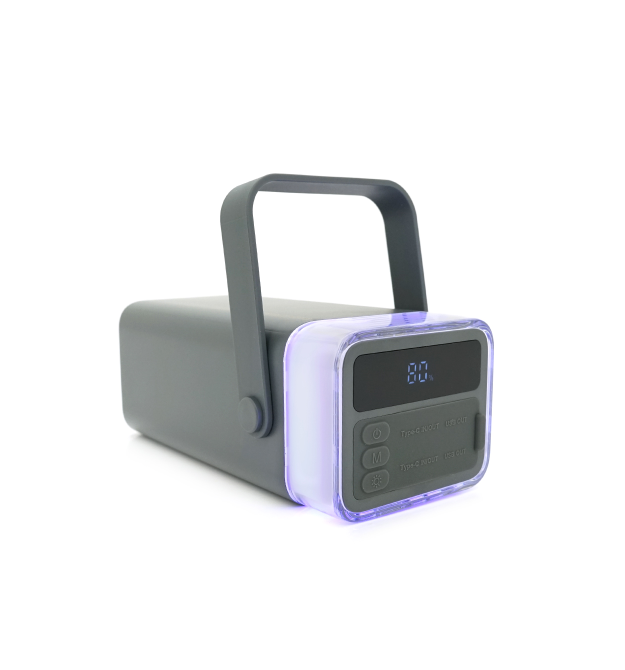 Power Bank Remax RPP-596 40000mAh, 2USB+2Type-C, 22.5W, QC - PD, Gray, 0.92kg