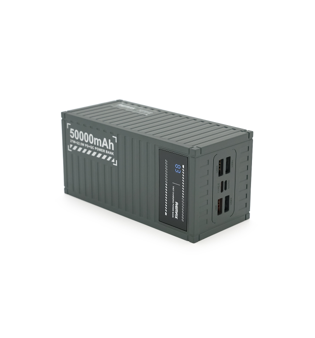Power Bank Remax RPP-161 50000mAh, PD 27W+QC 22.5W, Gray, 1.054kg