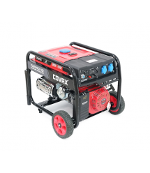 Генератор бензиновий COVAX XL8500CV-E2, 6.0kW, однофазний 220V, 50Hz, DC12V, 15HP, Electric Starter, tank 25L, 690x535x555mm
