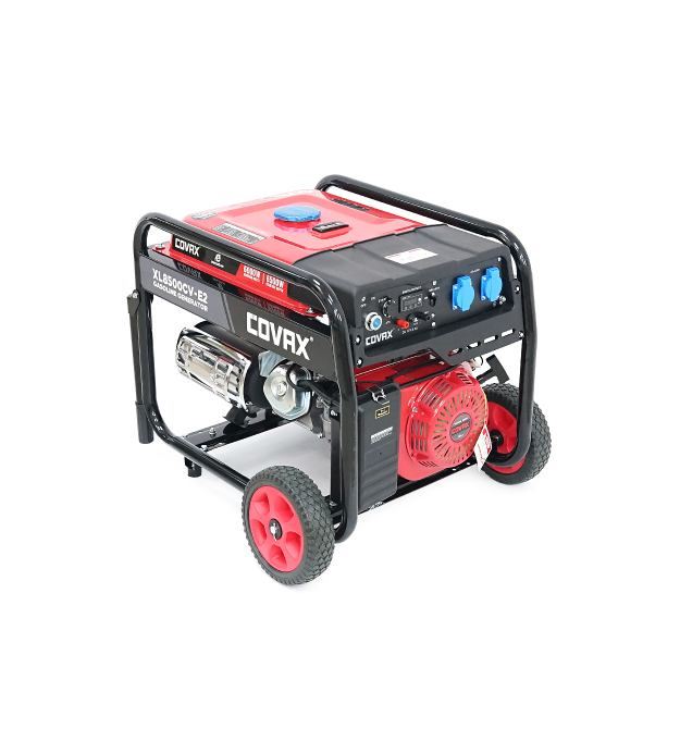 Генератор бензиновий COVAX XL8500CV-E2, 6.0kW, однофазний 220V, 50Hz, DC12V, 15HP, Electric Starter, tank 25L, 690x535x555mm