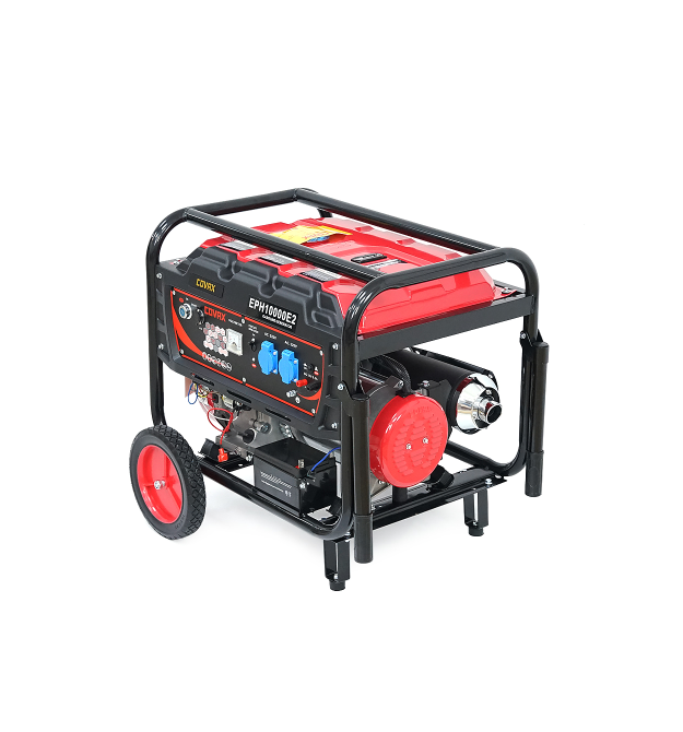 Генератор бензиновий COVAX EPH10000E2, 7.0kW, однофазний 220V, 50Hz, DC12V, 18HP, Electric Starter, tank 25L, 690x535x555mm
