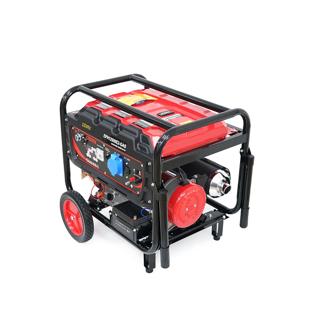 Генератор бензиновий COVAX EPH12500E2-GAS, 8.0kW, бензин - газ, однофазний 220V, 50Hz, DC12V, 18HP, Electric Starter, tank 25L,