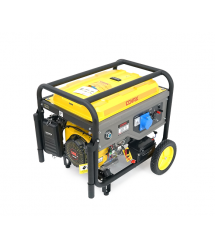 Генератор бензиновий COVAX CV17500LD-E2, 8.5kW, однофазний 220V, 50Hz, DC12V, 20HP, Recoil - Electric Starter, tank 25L, 705x560