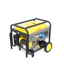 Генератор бензиновий COVAX CV20500LD-E2, 9.5kW, однофазний 220V, 50Hz, DC12V, 21HP, Electric Starter, tank 25L, 710x535x555mm, 9