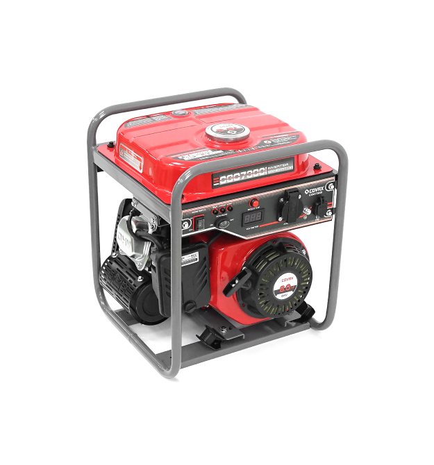 Генератор інверторний бензин COVAX CGO7300i, 4.5kW, однофазний 220V, 50Hz, 4-stroke, бак 9L, 375х375х448mm, 27kg