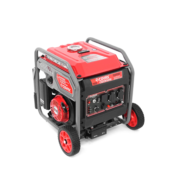 Генератор інверторний COVAX CGO9500i, 7.5kW, бензин, однофазний 220V, 50Hz, electrik starter, 4-stroke, бак 15L, 500х422x515mm,