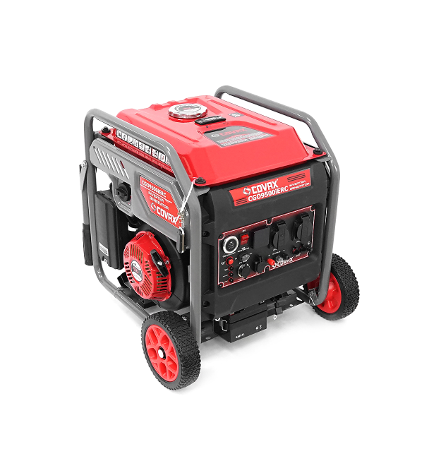 Генератор інверторний COVAX CGO9500iERC, 7.5kW, бензин, однофазний 220V, 50Hz, electrik starter, 4-stroke, бак 15L, 500х422x515m