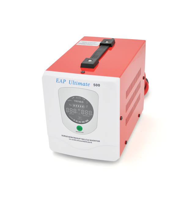 ДБЖ з правильною синусоїдою Westech EAP DUAL ULTIMATE -800VA - 500W 12V, однофазний, напольного монтажу, LED дисплей, DC150-270V