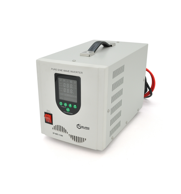 ДБЖ з правильною синусоїдою Europower EP-MPS-1500 - 12 (1050 Вт) 5 - 10 - 15 - 20 - 30А, під зовнішню АКБ 12В (AGM - GEL - LFP),