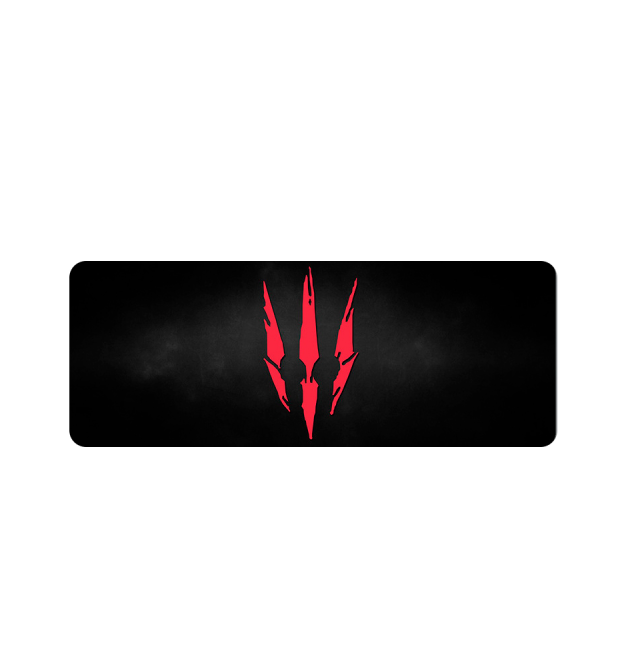 Килимок 300*800 тканинний Witcher 3 з боковою прошивкою, товщина 2 мм, Пакет