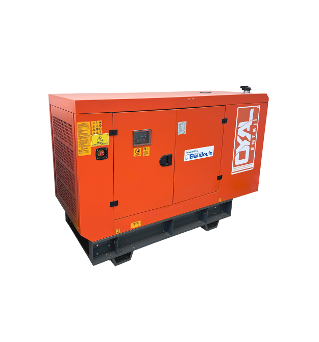 Дизельный генератор OYAL OYB-85 BAUDOUIN 4M10G70-5 88KVA - 70 кВт, генератор переменного тока OYL225FS, расход 75% нагрузки &amp
