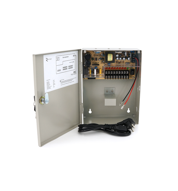 Імпульсне джерело безперебійного живлення DC12-10А Ritar UPS-P12 - 10 - 7 9СH (корпус метал) під АКБ 7-9А (270x206x82mm)
