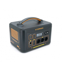 Портативна зарядна станція VTOMAN 1500X, 1500 (макс. 3000) Вт, LiFePO4 828 Вт&ampmiddotгод (макс. 2376 Вт&ampmiddotгод), 230 В,