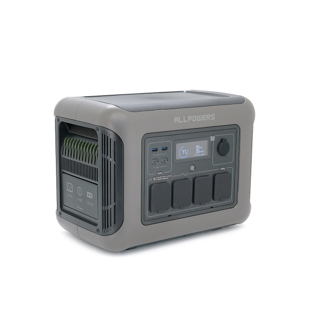 Power station ALLPOWERS R1500 LITE APP Control, Wi-Fi, Bluetooth, 1600W, 1056Wh LiFePO4 3500Cycles, MPPT 650w max, CAR port, DC1