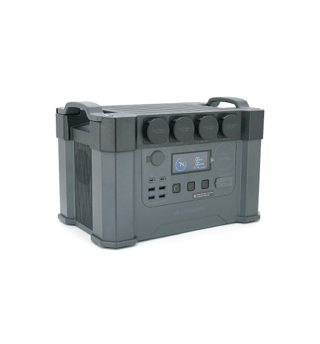 Power station ALLPOWERS S2000 Pro APP Control, Wi-Fi, Bluetooth, 2400W, 1451Wh LiFePO4 3500Cycles, MPPT 650w max, CAR port, DC12