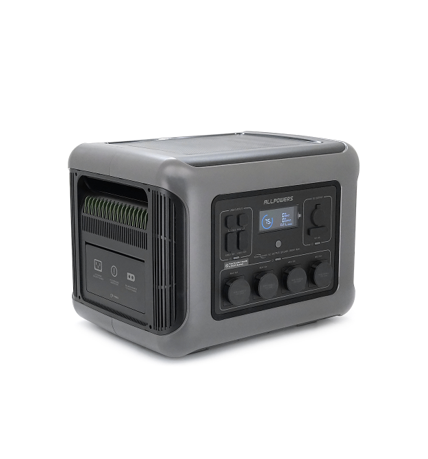 Power station ALLPOWERS R2500 APP Control, Wi-Fi, Bluetooth, 2500W, 2016Wh LiFePO4 3500Cycles, MPPT 1000w max, CAR port, DC12 -