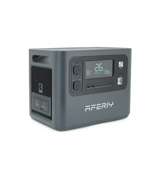 Портативна станція AFERIY AF-P280, LiFePO4, що розширюється від 2048Втч(max2800)Вт,MPPT 11.5-50В-20А(2*600Вт),out220v. LED. 2-US
