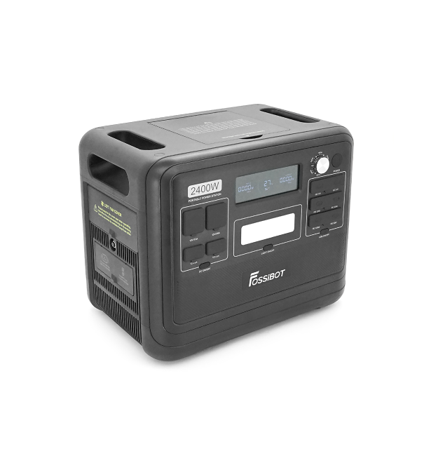 Портативна зарядна станція FOSSiBOT F2400, 2200W - 2048Wh LiFePO₄, MPPT 500W max, XT60-12V - 25А, 2xDC5521-12V-3A, CarPort-12V-1