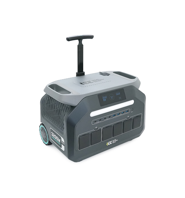Портативна зарядна станція Singo3000, 3200W - 2048Wh LiFePO₄, MPPT 1000W max, 2xDC5521-12V-8A, CarPort-12V-10A, 4xAC230V, 4xUSB-