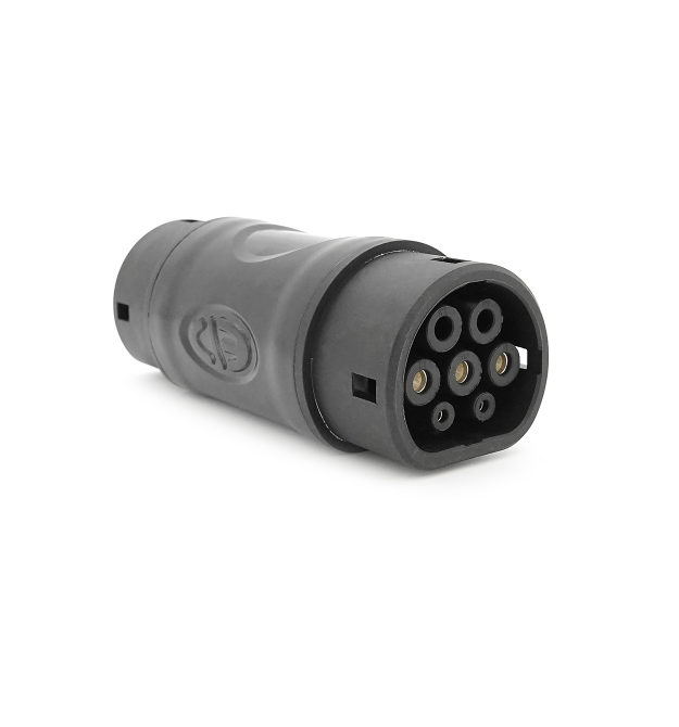 Адаптер перехідник для заряджання електромобіля GBT-Type2, 5Pin,220V IP55, Black