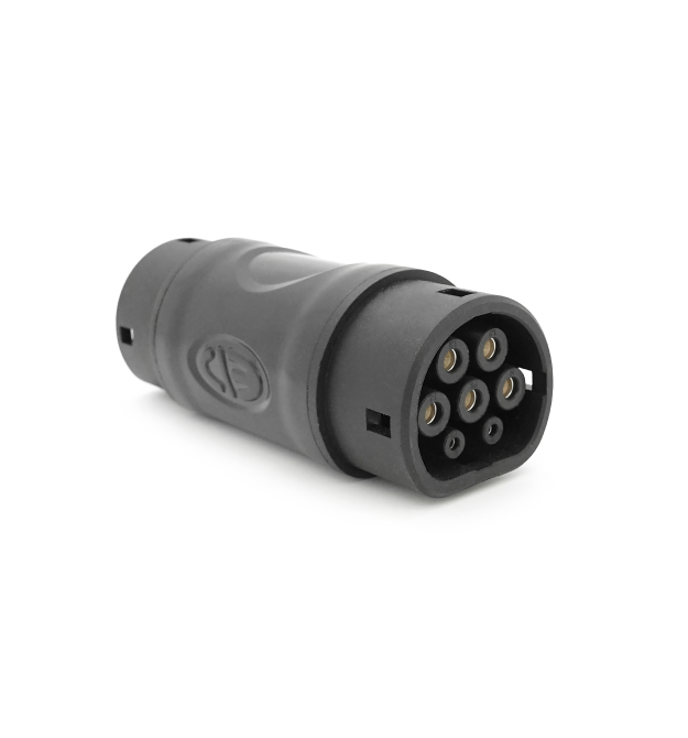 Адаптер перехідник для заряджання електромобіля GBT-Type2, 7Pin,380V, IP55, Black