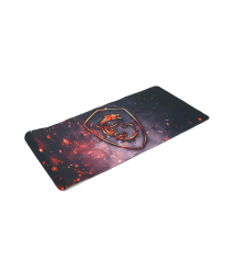 Килимок 300*600 тканинний MSI Fire Dragon з боковою прошивкою, товщина 2 мм, Black - red, Пакет