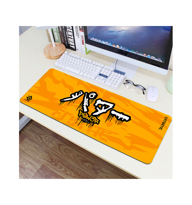 Килимок 300 * 700 тканинної Fnatic з бічної прошивкою, товщина 3 мм, Yellow, Box